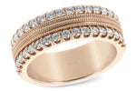 Allison Kaufman Diamond Wedding Band in 14K Rose Gold, 0.68 ctw
