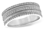 Allison Kaufman Diamond Wedding Band in 14K White Gold, 0.40 ctw
