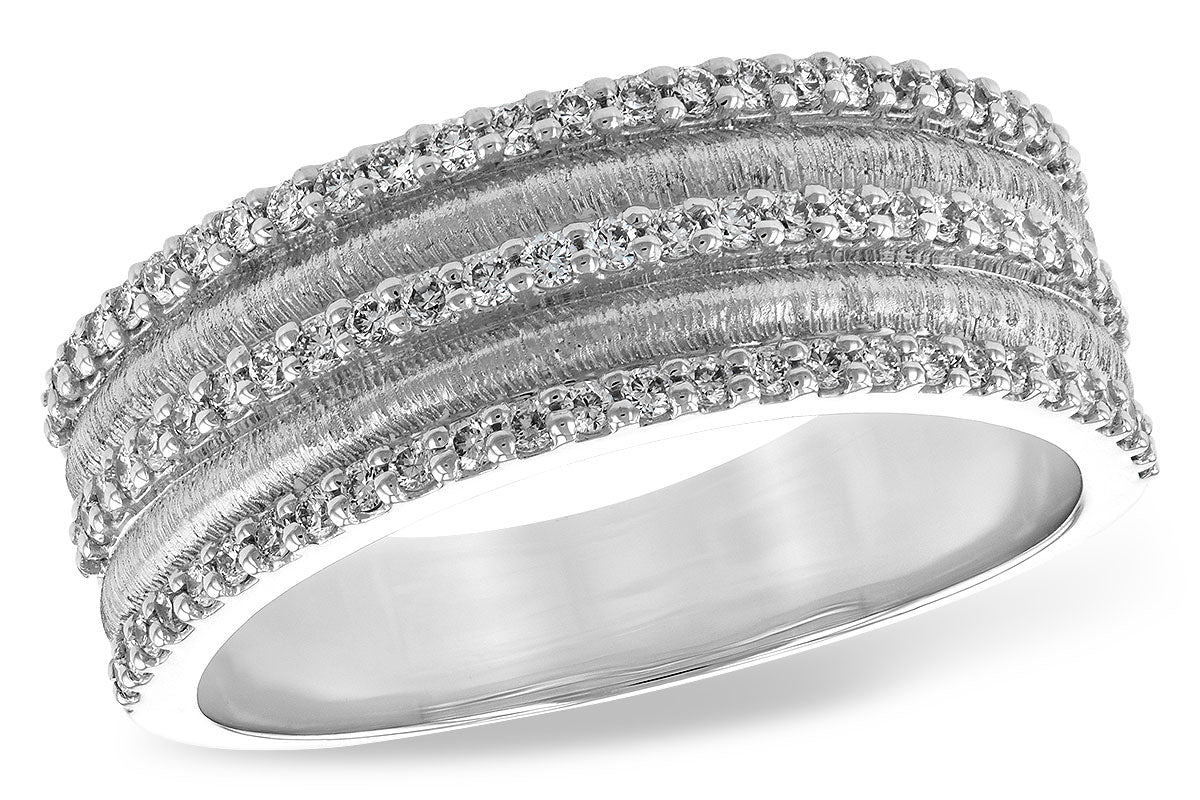 Allison Kaufman Diamond Wedding Band in 14K White Gold, 0.40 ctw