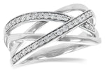 Allison Kaufman Diamond Wedding Band in 14K White Gold, 0.25 ctw (W2349)