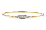 Allison Kaufman Diamond Bangle Bracelet in 14K Yellow Gold, 0.25 ctw