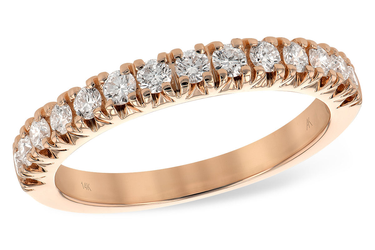 Allison Kaufman Diamond Wedding Band in 14K Rose Gold, 0.50 ctw (WR834-50)