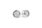 Allison Kaufman Diamond Earrings in 14K White Gold, 0.25 ctw (ER60-25)