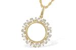Allison Kaufman Diamond Necklace in 14K Yellow Gold, 0.20 ctw