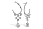 Allison Kaufman Diamond Earrings in 14K White Gold, 0.96 ctw