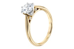Allison Kaufman Diamond Engagement Ring Semi-Mount in 14K Yellow Gold, 0.04 ctw (L7485), alternate view