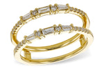 Allison Kaufman Diamond Ring Guard in 14K Yellow Gold, 0.38 ctw (W2586)