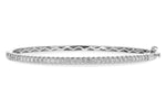 Allison Kaufman Diamond Bangle Bracelet in 14K White Gold, 0.95 ctw