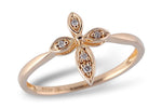 Allison Kaufman Diamond Ring in 14K Yellow Gold, 0.03 ctw (D5142)