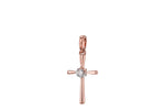 Allison Kaufman Diamond Pendant in 14K Rose Gold, 0.03 ctw (P6468), alternate view