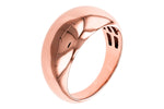 Allison Kaufman Wedding Band in 14K Rose Gold (W2665), alternate view