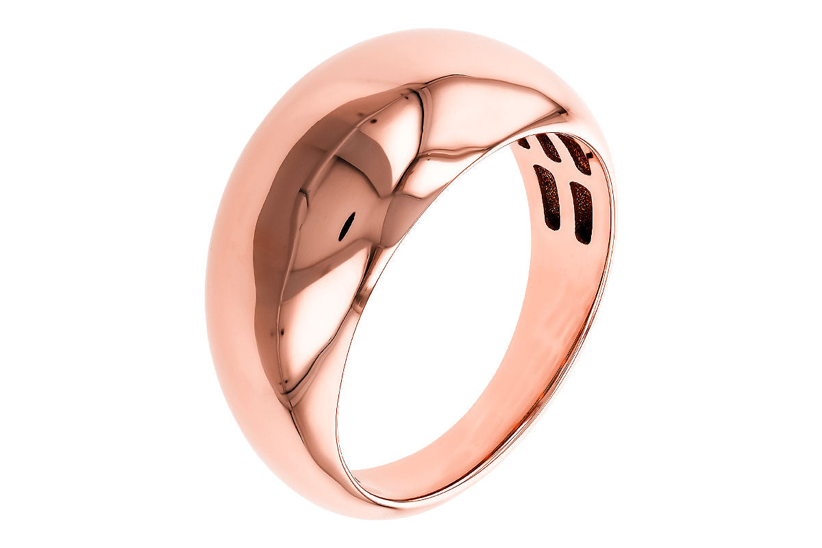 Allison Kaufman Wedding Band in 14K Rose Gold (W2665), alternate view