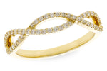 Allison Kaufman Diamond Wedding Band in 14K Yellow Gold, 0.25 ctw (W2550)