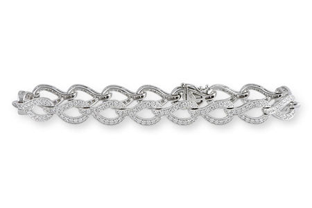 Allison Kaufman Diamond Bracelet in 14K White Gold, 2.20 ctw