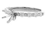 Allison Kaufman Diamond Engagement Ring Semi-Mount in 14K White Gold, 0.50 ctw (L7873), alternate view