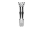 Allison Kaufman Diamond Engagement Ring Semi-Mount in 14K White Gold, 0.04 ctw (L7919), alternate view