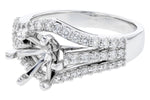 Allison Kaufman Diamond Engagement Ring Semi-Mount in 14K White Gold, 0.67 ctw (L7841), alternate view