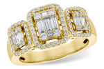 Allison Kaufman Diamond Ring in 14K Yellow Gold, 0.70 ctw (D5845)