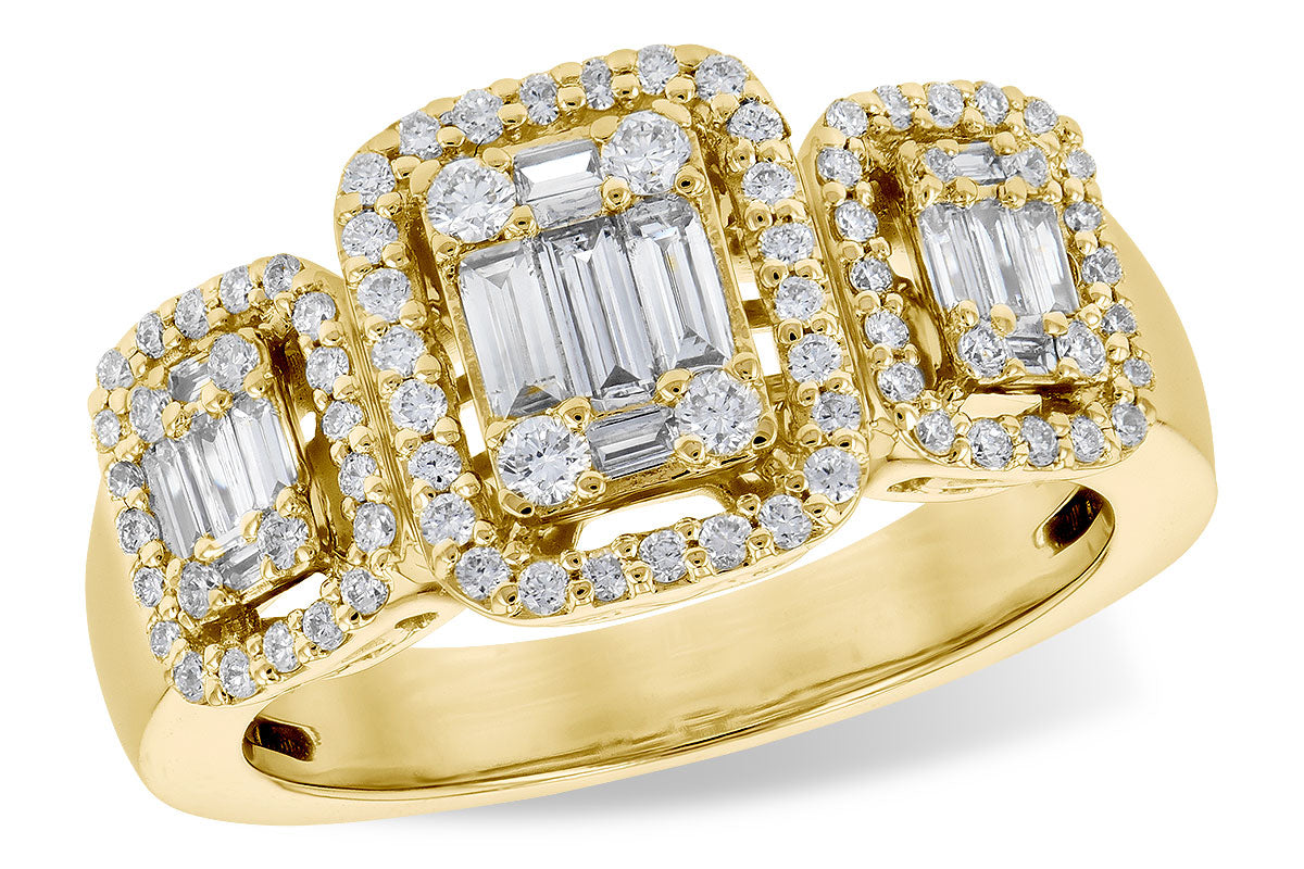 Allison Kaufman Diamond Ring in 14K Yellow Gold, 0.70 ctw (D5845)