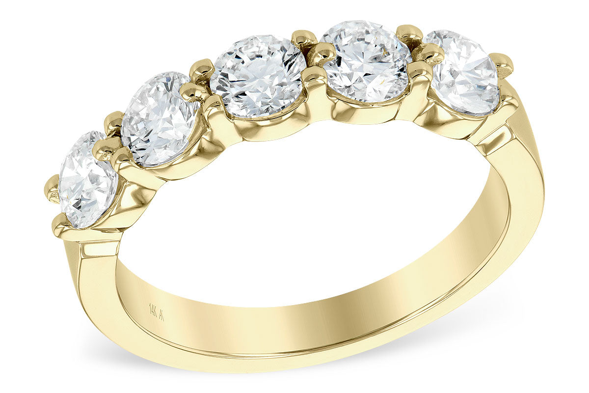 Allison Kaufman Diamond Wedding Band in 14K Yellow Gold, 1.50 ctw (WR125-150)
