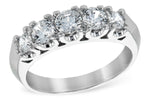 Allison Kaufman Diamond Wedding Band in 14K White Gold, 1.00 ctw (WR062-1)