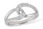 Allison Kaufman Diamond Ring in 14K White Gold, 0.34 ctw