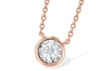 Allison Kaufman Diamond Necklace in 14K Rose Gold, 0.24 ctw (NR60-25)
