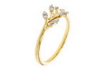 Allison Kaufman Diamond Ring in 14K Yellow Gold, 0.12 ctw, alternate view