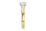 Allison Kaufman Diamond Engagement Ring Semi-Mount in 14K Yellow Gold, 0.28 ctw, alternate view