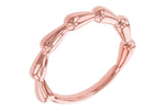 Allison Kaufman Wedding Band in 14K Rose Gold (W2661), alternate view