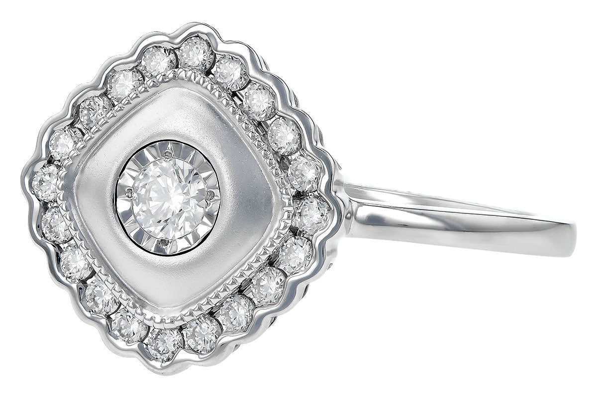 Allison Kaufman Diamond Ring in 14K White Gold, 0.30 ctw, alternate view