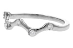 Allison Kaufman Diamond Wedding Band in 14K White Gold, 0.10 ctw, alternate view