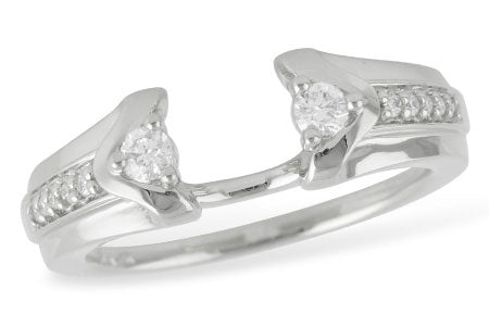 Allison Kaufman Diamond Band Enhancer in 14K White Gold, 0.18 ctw