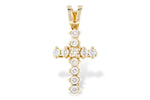 Allison Kaufman Diamond Pendant in 14K Yellow Gold, 0.11 ctw (P6440)