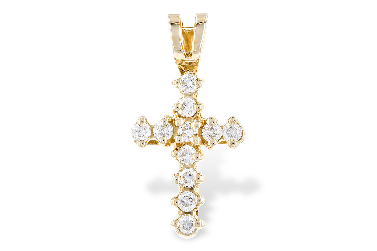 Allison Kaufman Diamond Pendant in 14K Yellow Gold, 0.11 ctw (P6440)