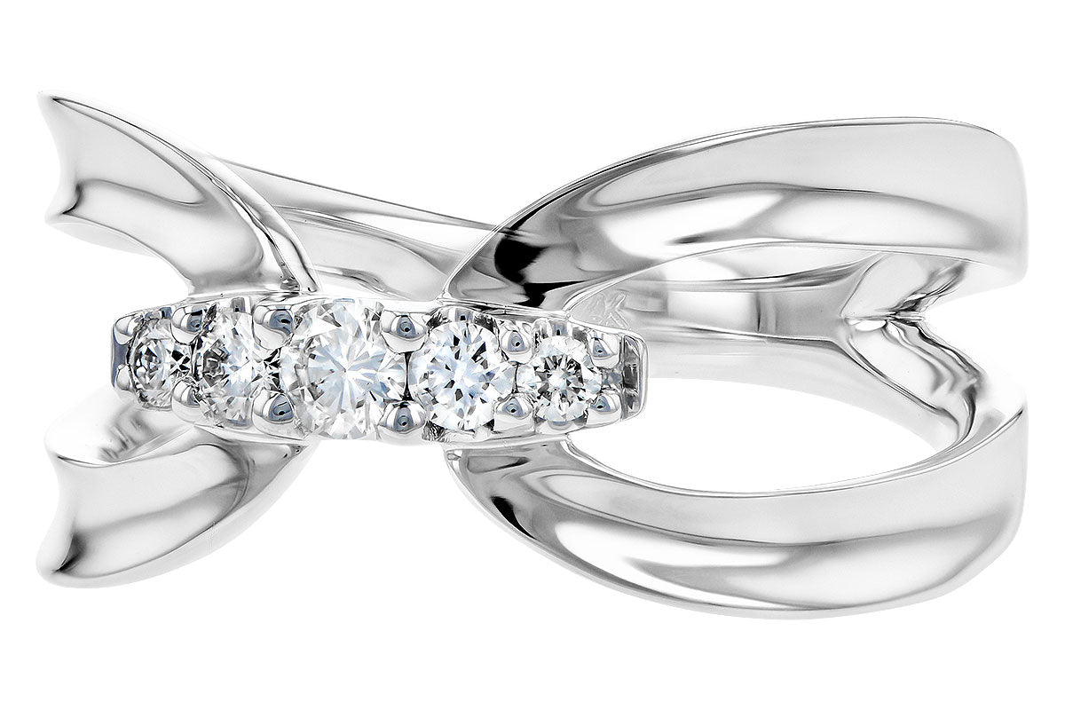 Allison Kaufman Diamond Ring in 14K White Gold, 0.20 ctw (D5820), alternate view