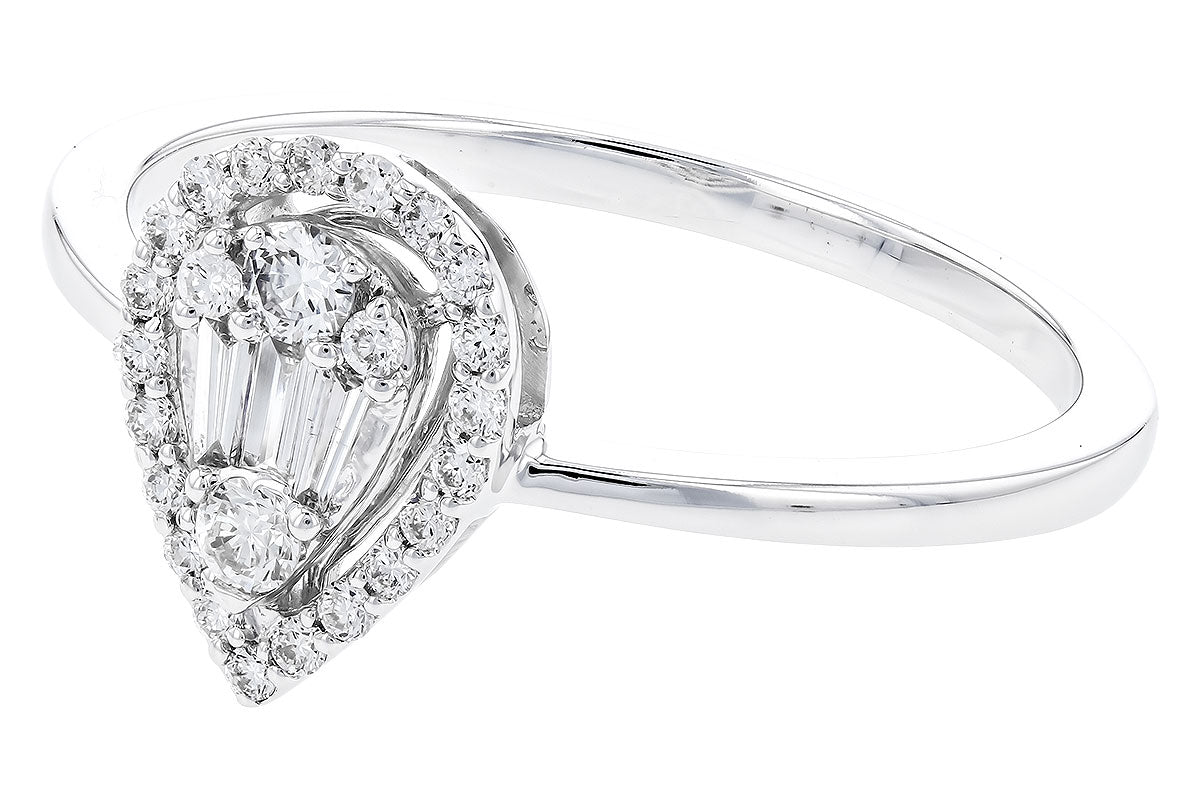 Allison Kaufman Diamond Ring in 14K White Gold, 0.25 ctw (D5900), alternate view