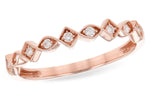Allison Kaufman Diamond Wedding Band in 14K Rose Gold, 0.11 ctw (W2482)