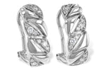 Allison Kaufman Diamond Earrings in 14K White Gold, 0.20 ctw (E1981)