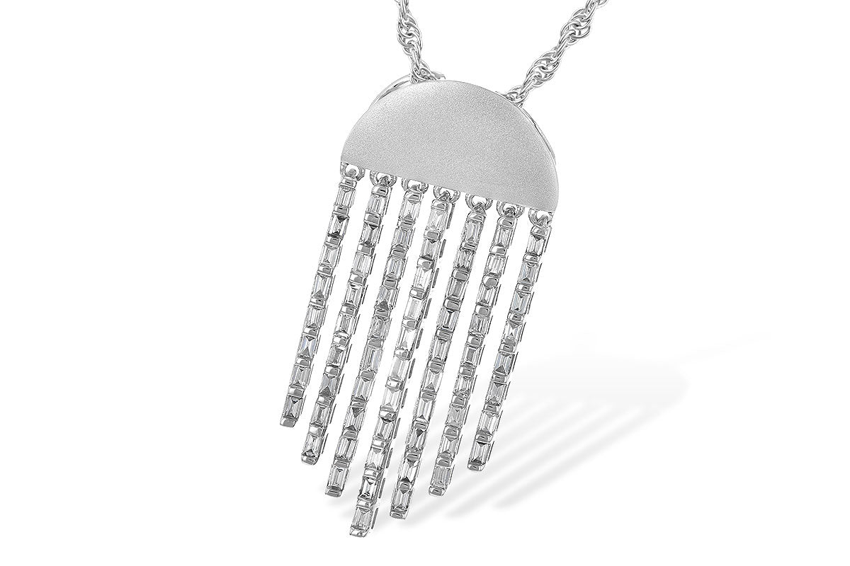 Allison Kaufman Diamond Necklace in 14K White Gold, 0.38 ctw