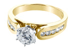 Allison Kaufman Diamond Engagement Ring Semi-Mount in 14K Yellow Gold, 0.34 ctw (L7533), alternate view