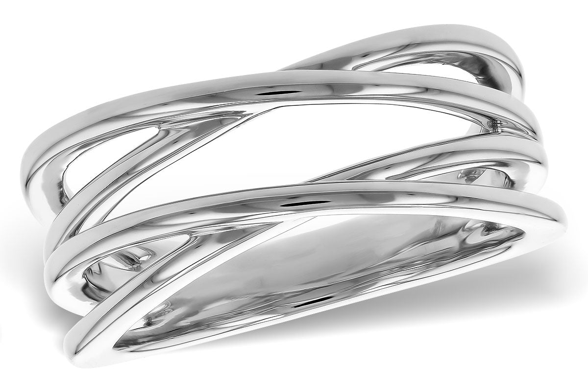 Allison Kaufman Wedding Band in 14K White Gold (W2678)