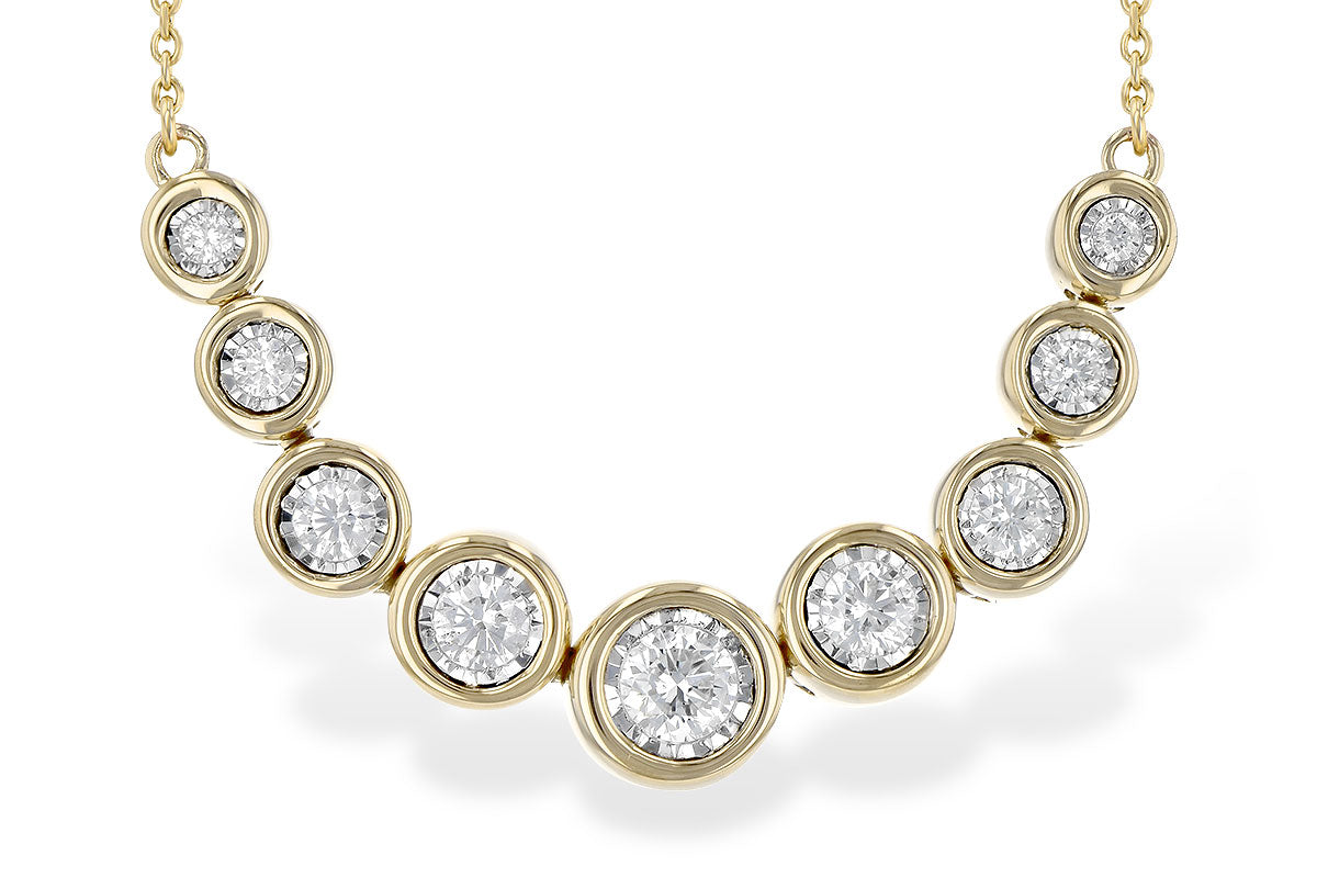 Allison Kaufman Diamond Necklace in 14K Yellow Gold, 0.50 ctw (N8159)