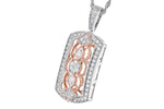 Allison Kaufman Diamond Necklace in 14K Rose & White Gold, 0.33 ctw (N8288), alternate view