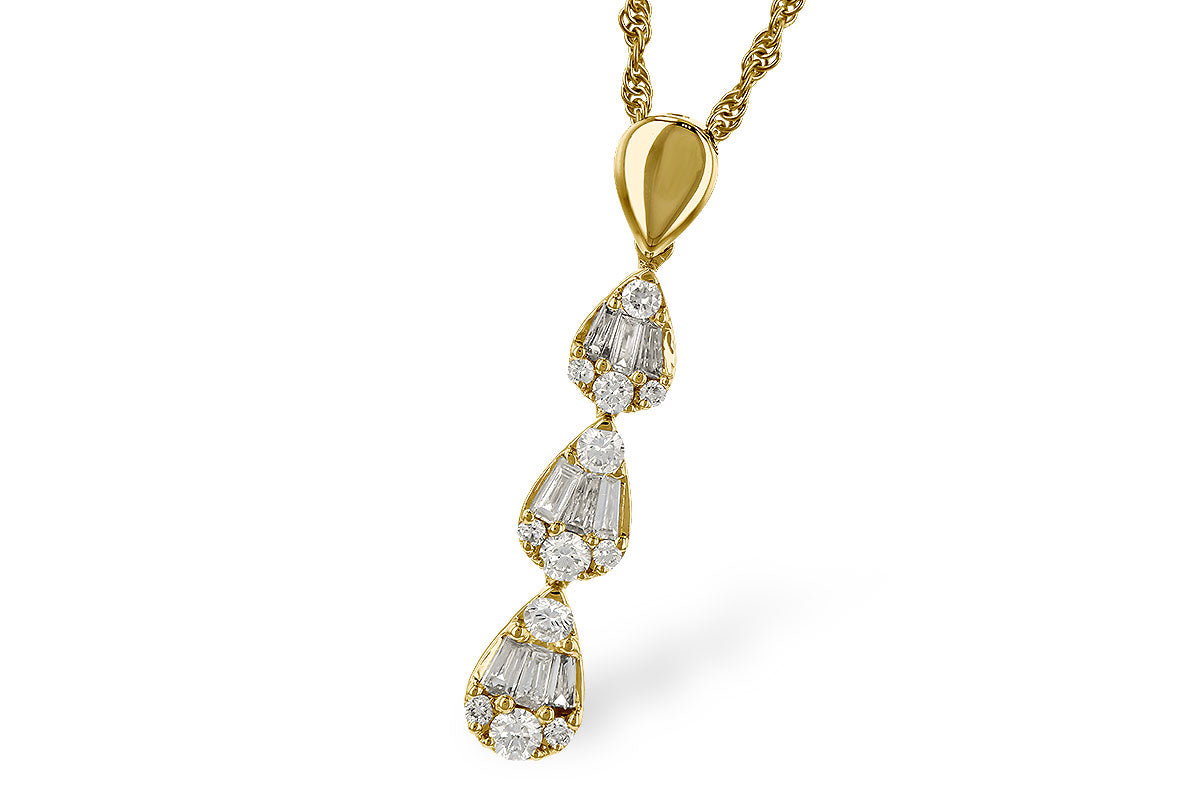 Allison Kaufman Diamond Necklace in 14K Yellow Gold, 0.40 ctw (N8204)