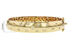Allison Kaufman Diamond Bangle Bracelet in 14K Yellow Gold, 0.30 ctw, alternate view