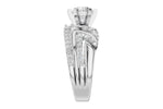 Allison Kaufman Diamond Engagement Ring Semi-Mount in 14K White Gold, 0.45 ctw, alternate view