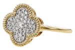Allison Kaufman Diamond Ring in 14K Yellow Gold, 0.32 ctw, alternate view