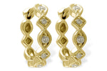 Allison Kaufman Diamond Earrings in 14K Yellow Gold, 0.22 ctw