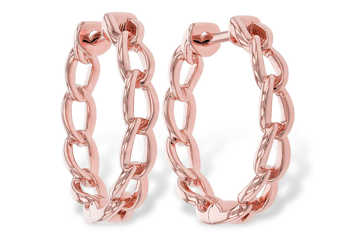 Allison Kaufman Gold Earrings in 14K Rose Gold (E2238)